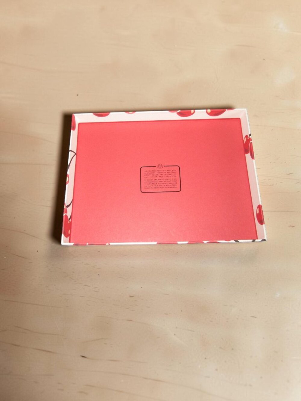 COACH - Cherry Print Leather Boxed Cosmetic Pouch, New in box - Picture 14 of 16